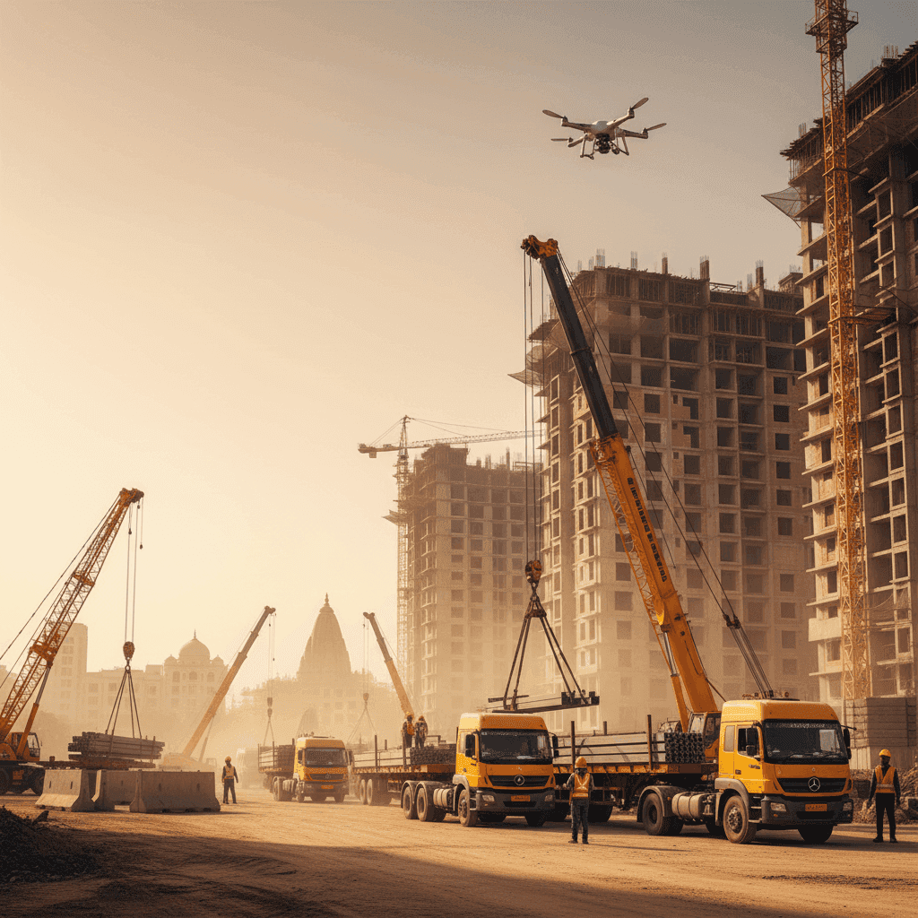 Construction Logistics Services in Delhi