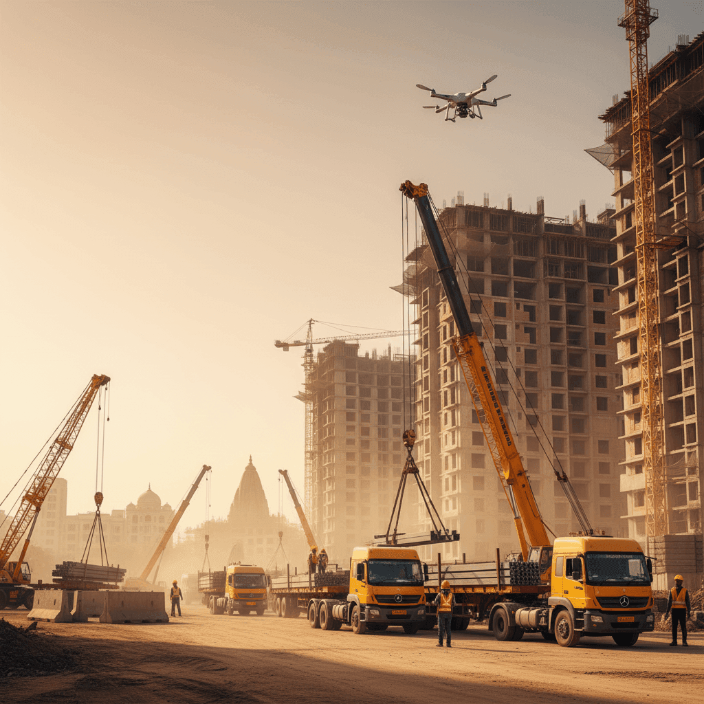 Construction Logistics Services in Delhi